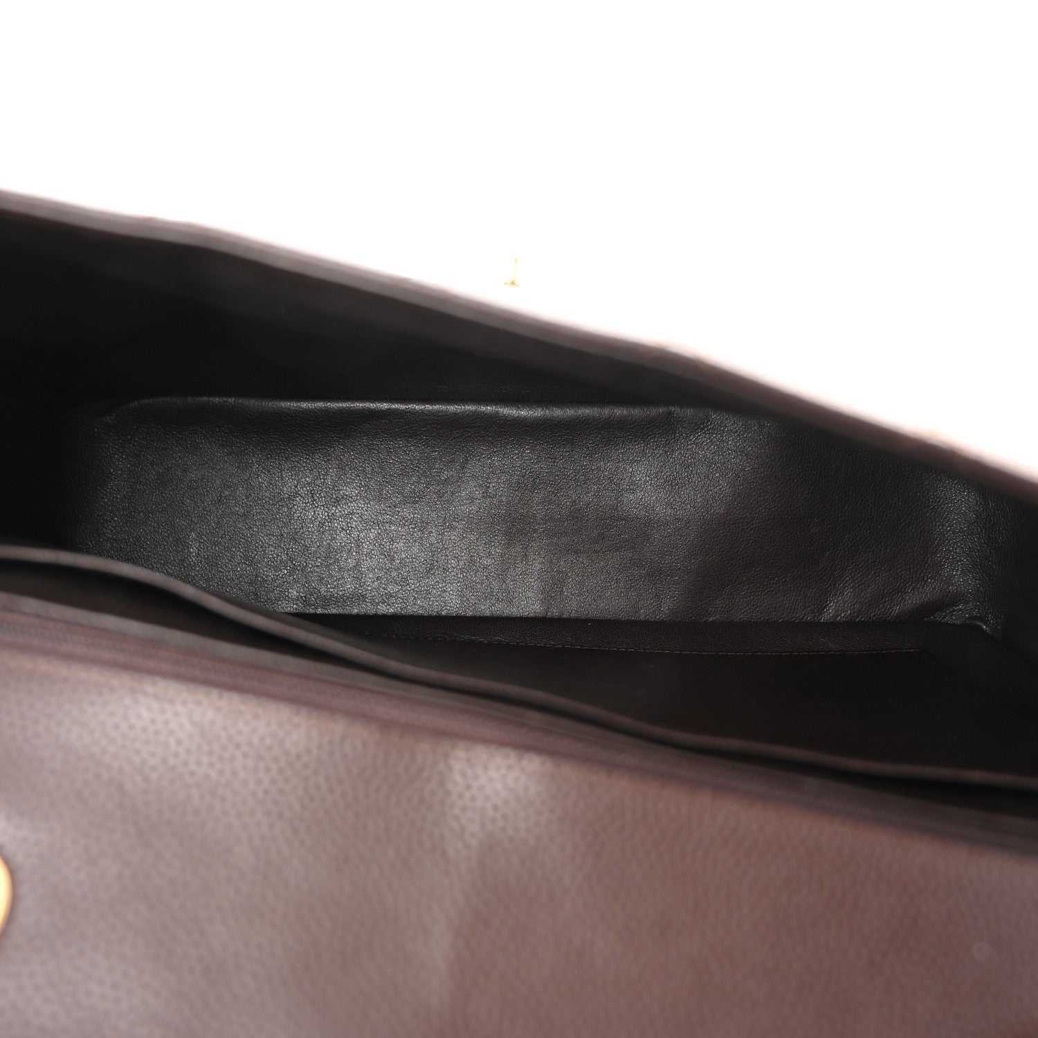 Chanel Caviar Quilted Jumbo Single Flap Dark Brown 5 of 11