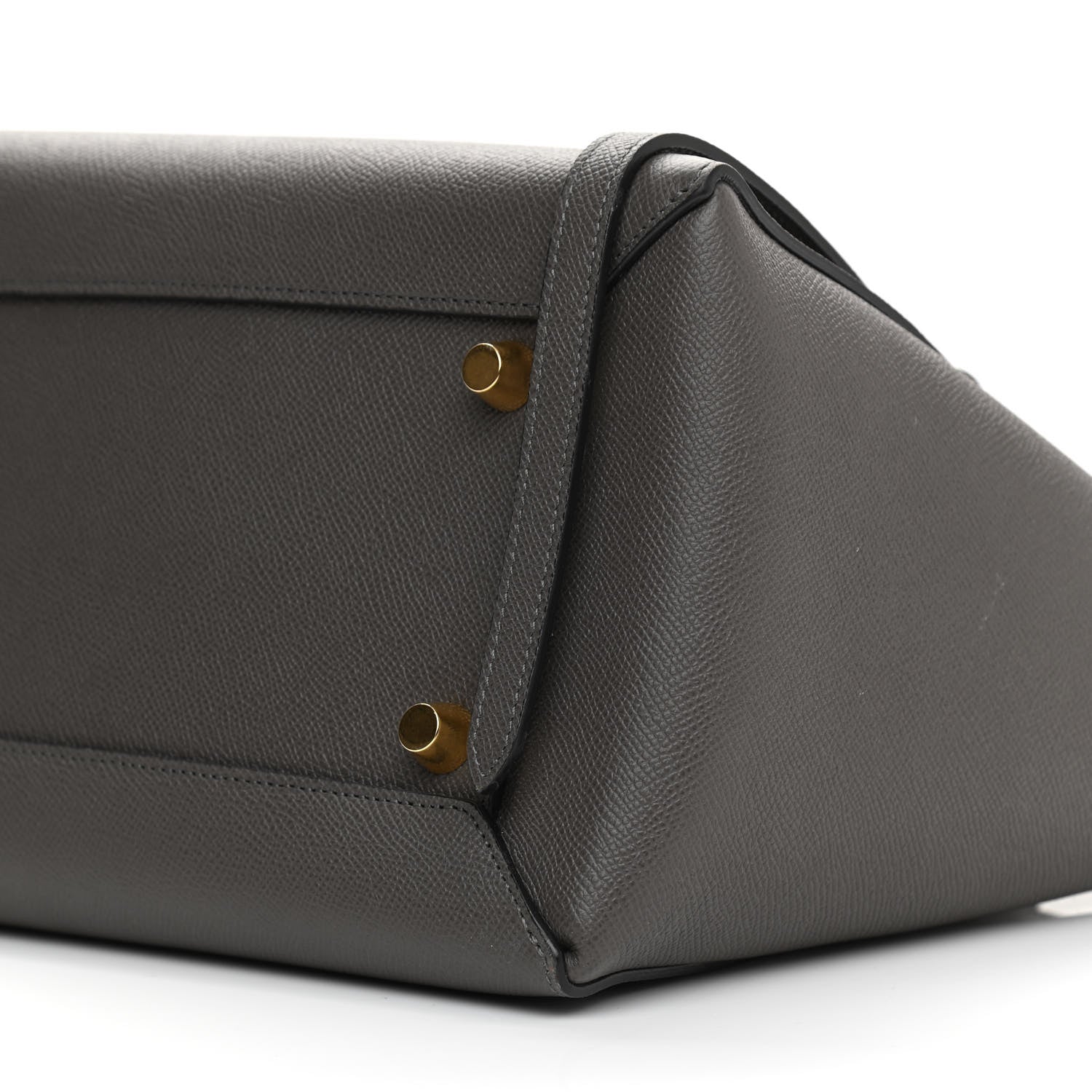 Celine Grained Calfskin Mini Belt Bag Grey 10 of 10
