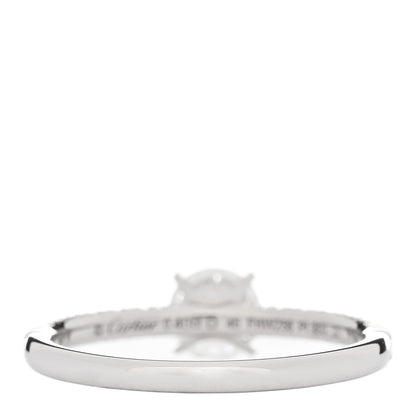 Cartier Platinum Diamond .40ct Etincelle De Cartier Solitaire Engagement Ring 46 3.75 4 of 7