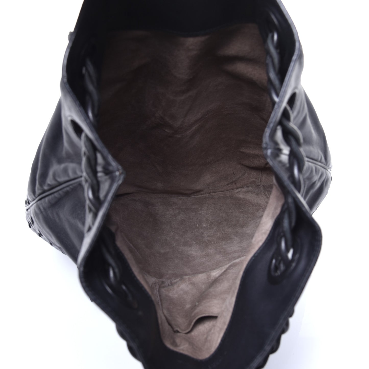 Nappa Intrecciato Julie Tote Black