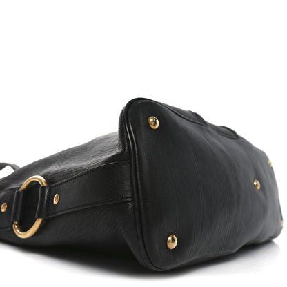 Saint Laurent Calfskin Oversized Muse Black 17 of 19