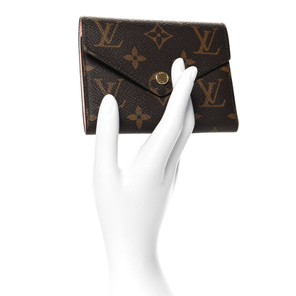 Louis Vuitton Monogram Victorine Wallet Rose Ballerine 2 of 7
