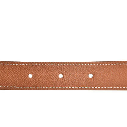 Hermes Swift Epsom 24mm H Belt 75 Black Gold 5 of 9