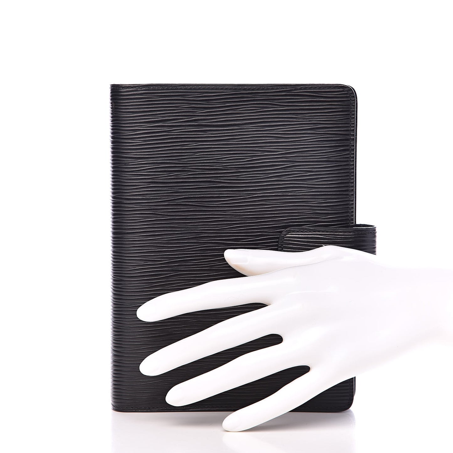 Epi Medium Ring Agenda Cover Black