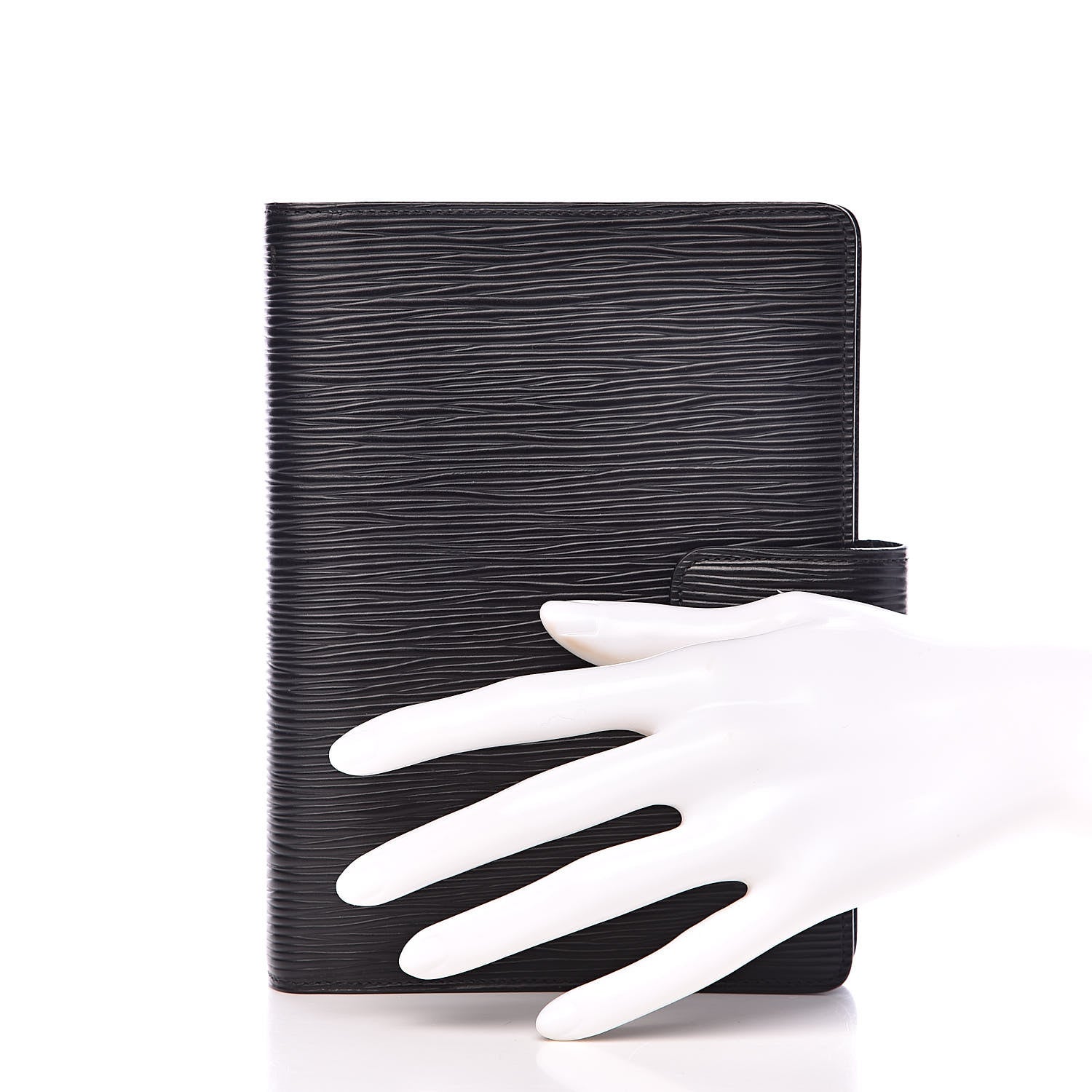 Louis Vuitton Epi Medium Ring Agenda Cover Black 2 of 8