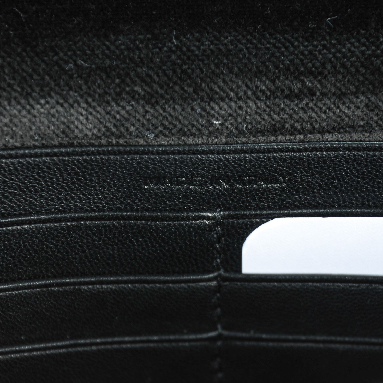 Saint Laurent Velvet Monogram Chain Wallet Black 7 of 8