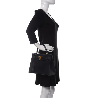 Hermes Box Kelly Sellier 28 Bleu Marine 2 of 19