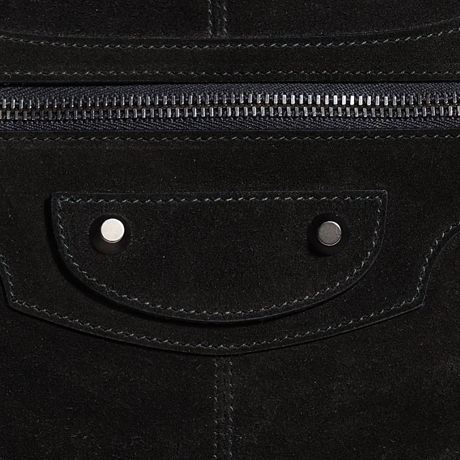 Balenciaga Baby Daim Suede Work Black 10 of 14