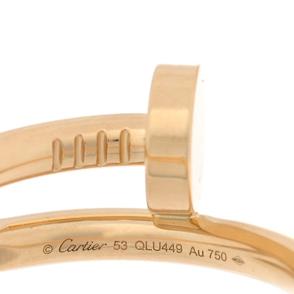 Cartier 18K Yellow Gold Juste Un Clou Ring 53 6.5 4 of 4