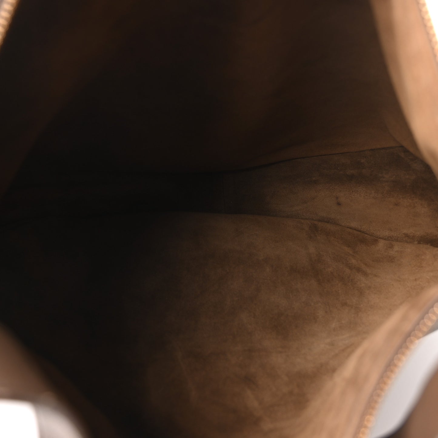 Supple Calfskin Large Triomphe Heloise Shoulder Bag Taupe