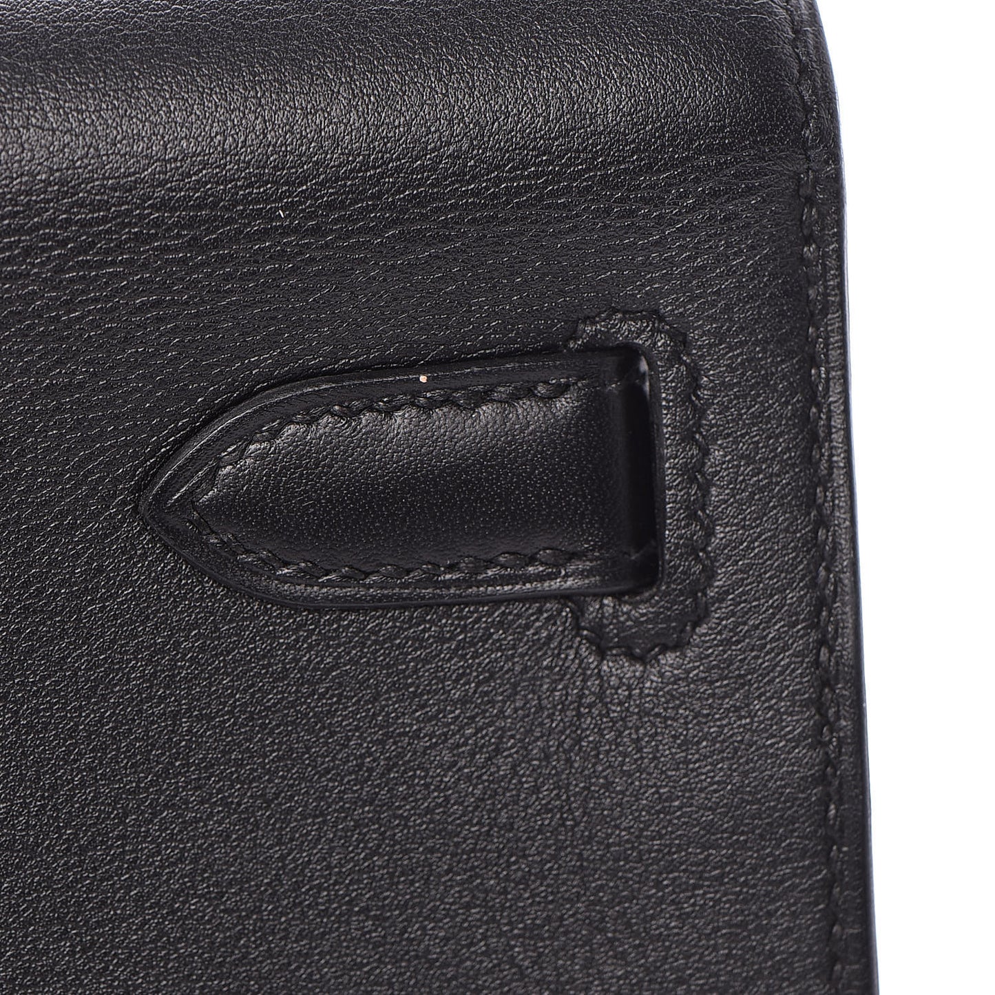 Swift Kelly Cut Clutch Pochette Black