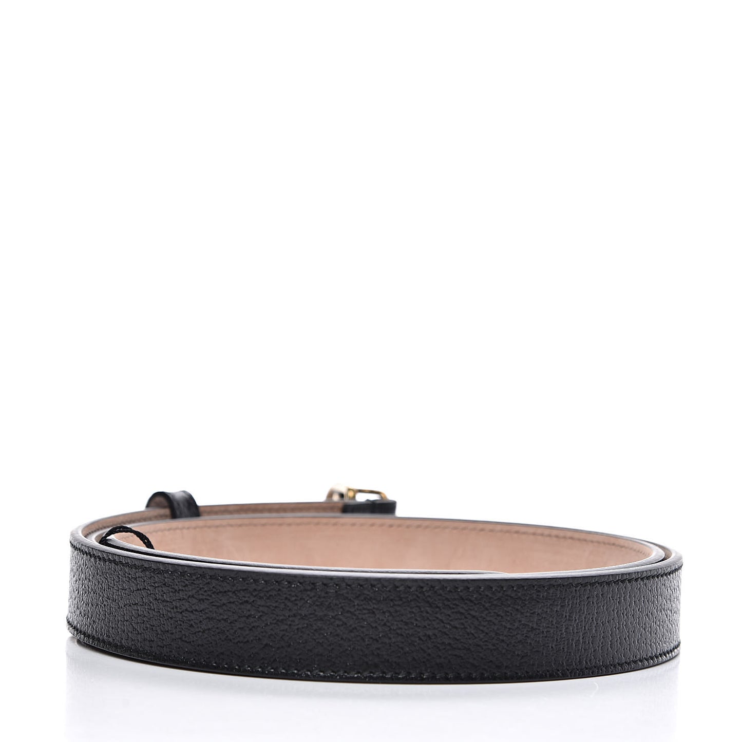 Calfskin Framed Double G Belt 115 46 Black