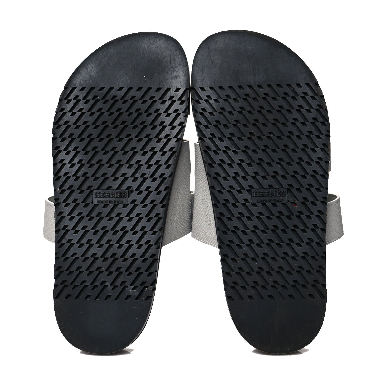 Hermes Epsom Womens Chypre Sandals 38 Bleu Glacier 5 of 8