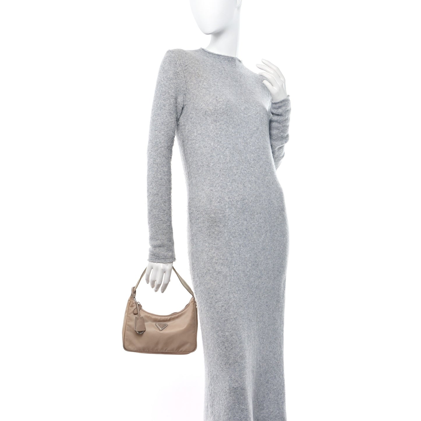 Tessuto Nylon Mini Re-Edition 2000 Bag Cammeo