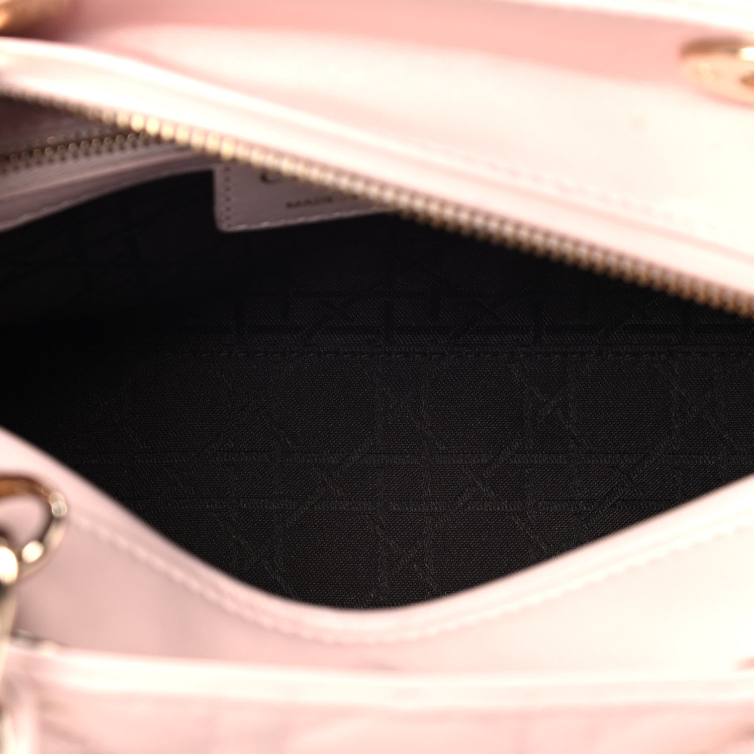 Christian Dior Lambskin Cannage Medium Lady Dior Light Pink 5 of 11
