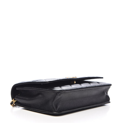 Chanel Lambskin Quilted Infinity Wallet On Chain WOC Black 4 of 12