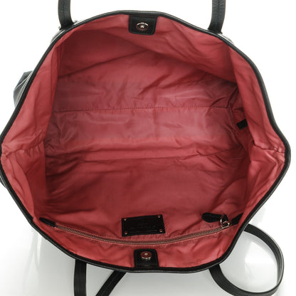 Prada Saffiano Tessuto Nylon Tote Nero Black 5 of 6