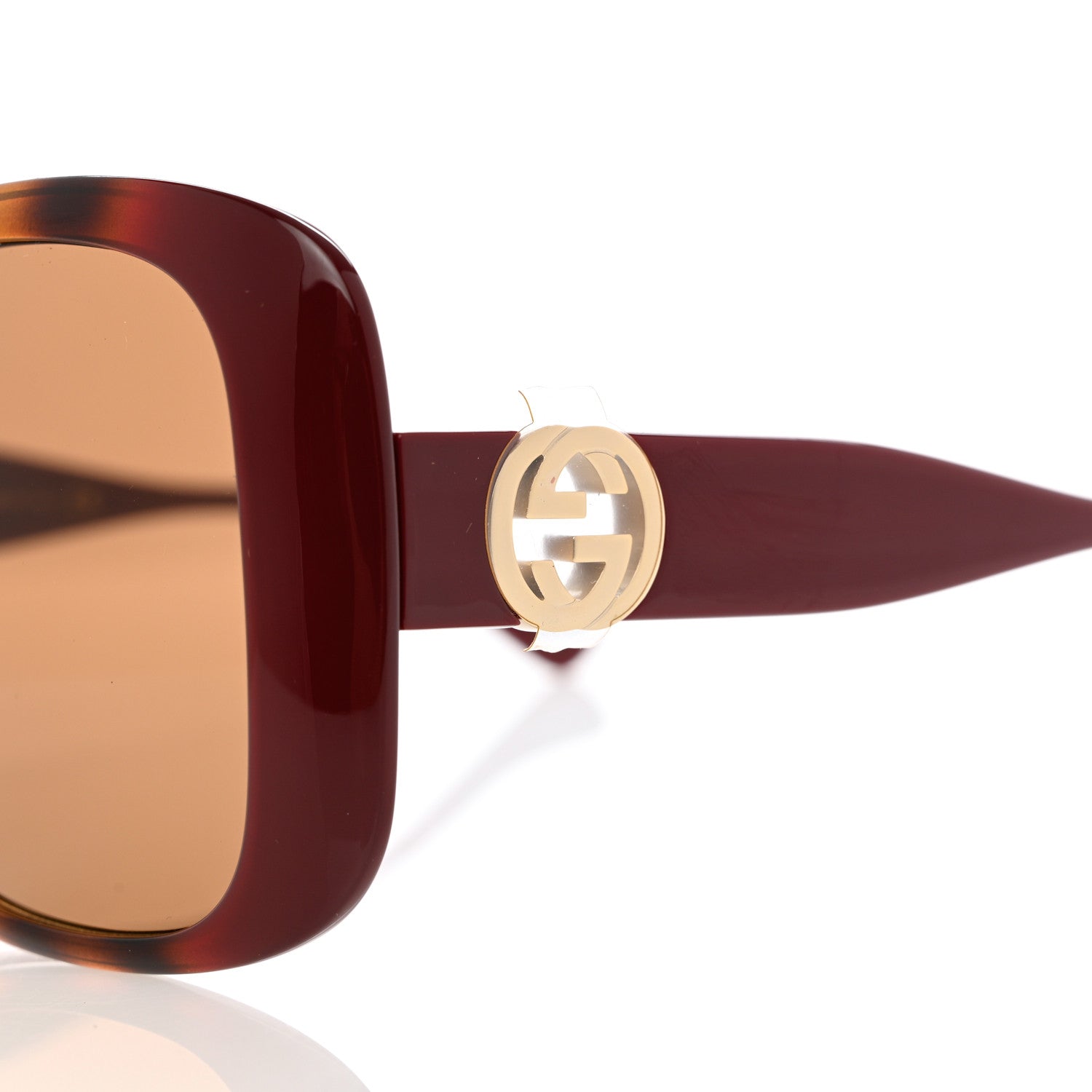 Gucci Acetate Square Frame Chain Sunglasses GG1029SA 2 of 9