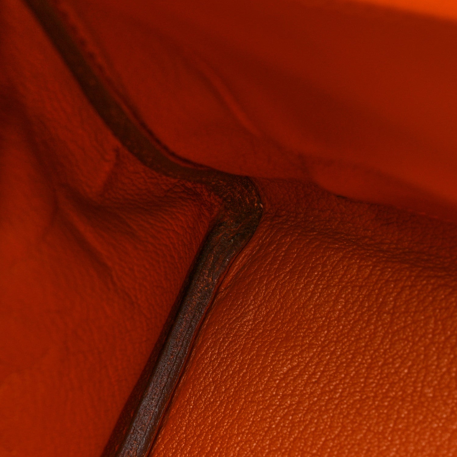 Hermes Taurillon Clemence Kelly Retourne 35 Orange 16 of 26