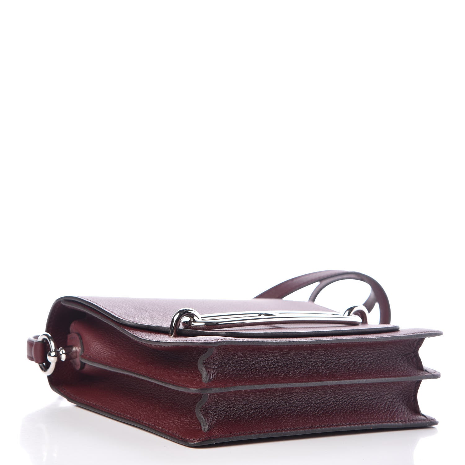 Hermes Evercolor Mini Sac Roulis Bordeaux 4 of 9