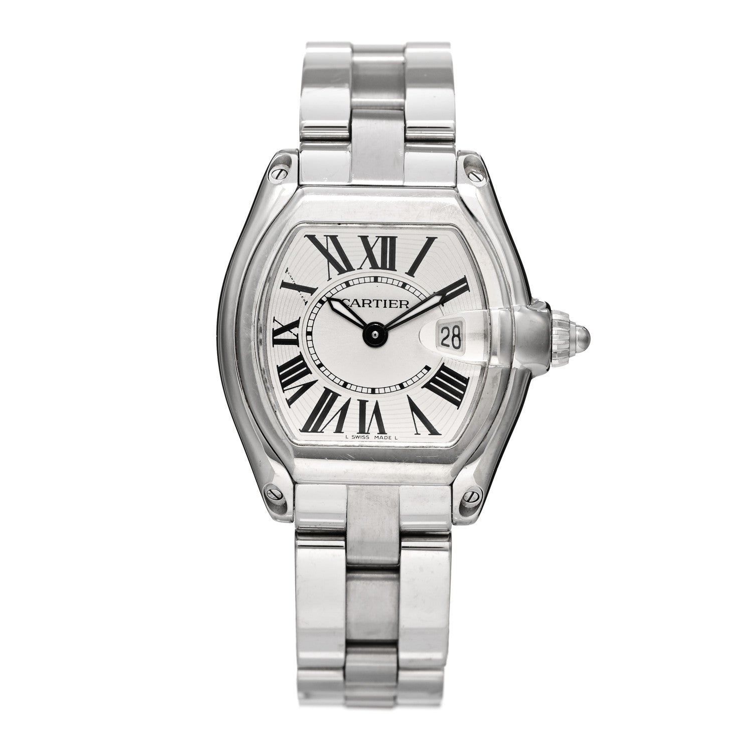 Cartier Stainless Steel 31mm Roadster Quartz Watch 1 of 4