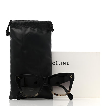 Celine Acetate Cat Eye Sunglasses CL40004I Havana Black 8 of 8