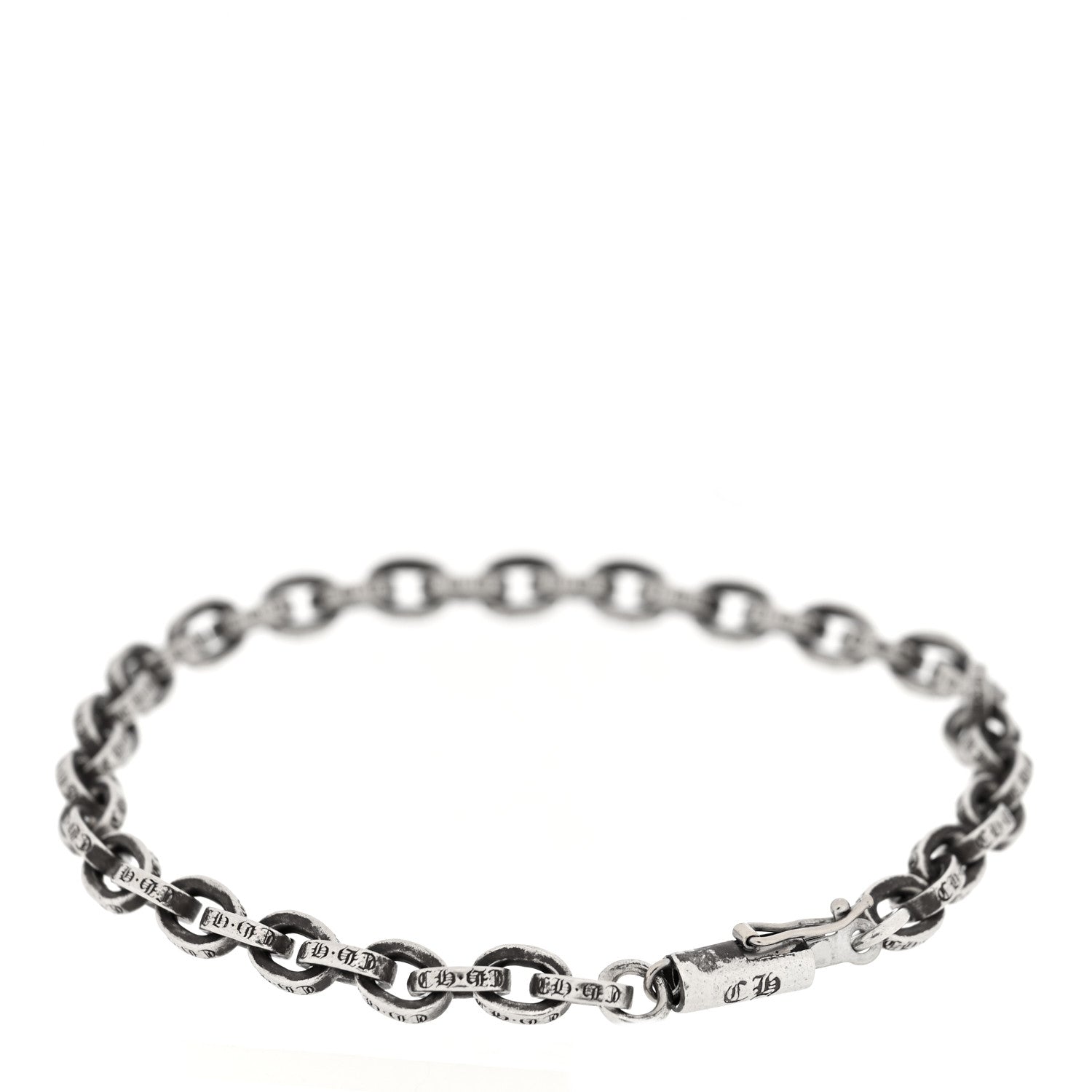 Chrome Hearts Sterling Silver Paper Chain Bracelet 2 of 3