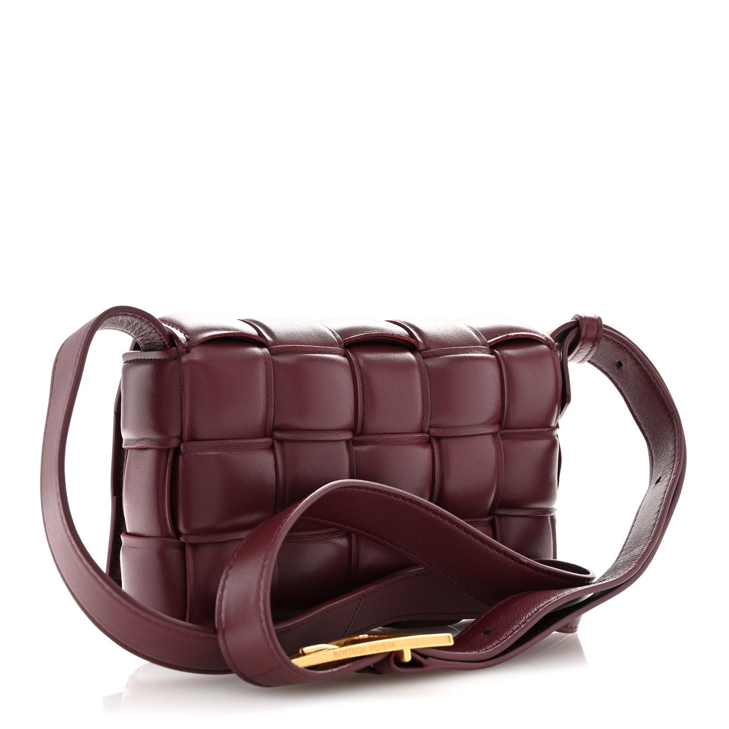 Bottega Veneta Nappa Maxi Intreccio Small Padded Cassette Crossbody Bag Barolo 3 of 10