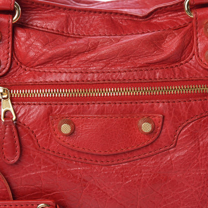 Balenciaga Agneau Giant 12 Gold Hardware City Rouge Cardinal 8 of 12