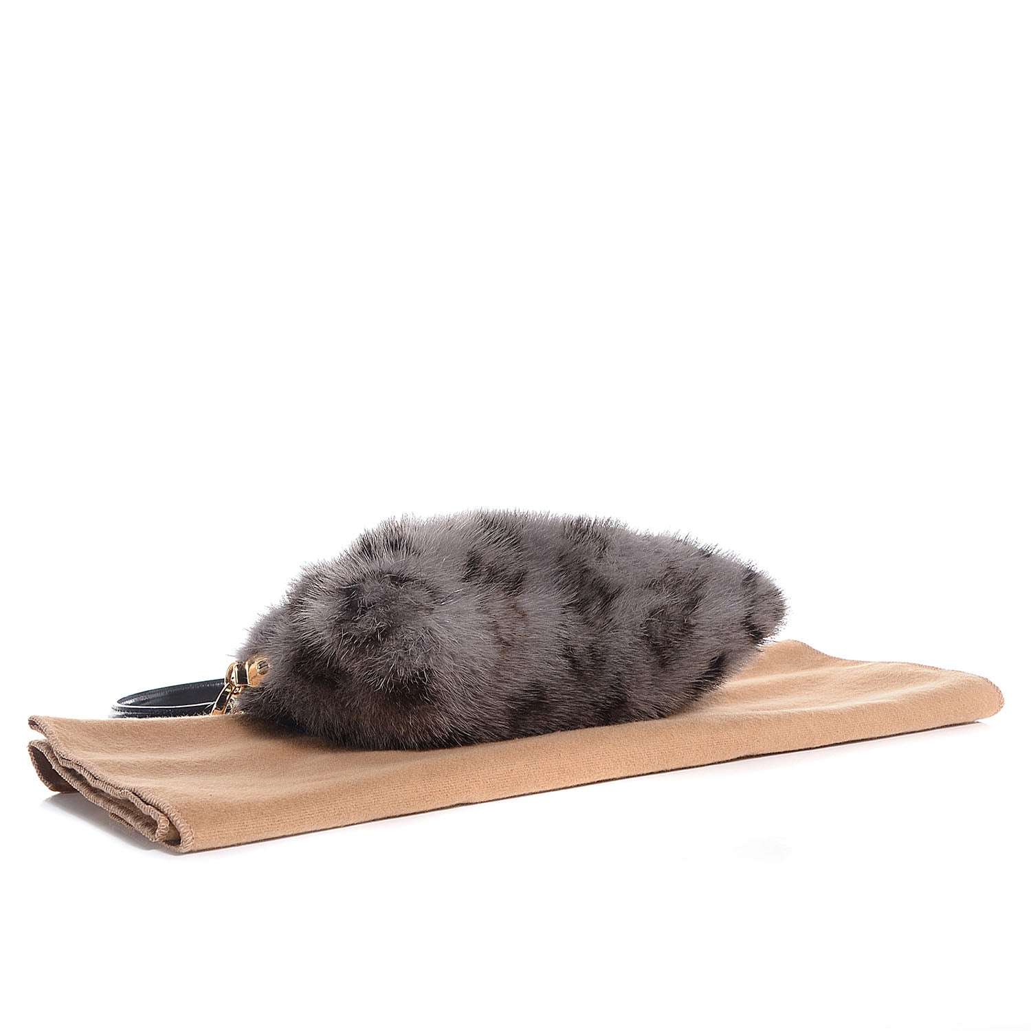Louis Vuitton Monogram Mink Vison Milla MM Grey 4 of 7
