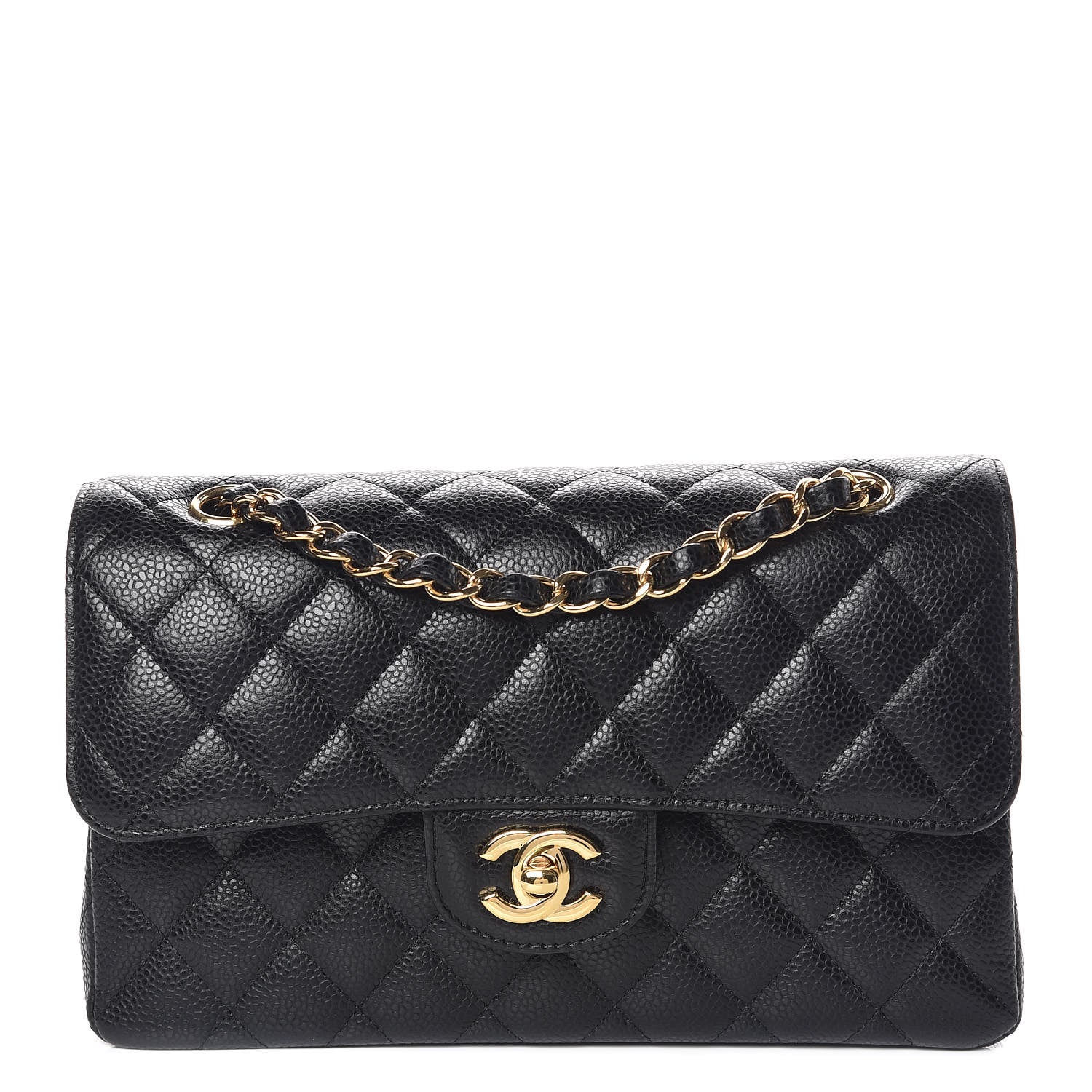 Chanel Caviar Quilted Small Double Flap Black 1 of 10
