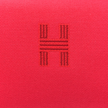 Hermes Canvas Small Bride-A-Brac Pouch Hibiscus 7 of 10