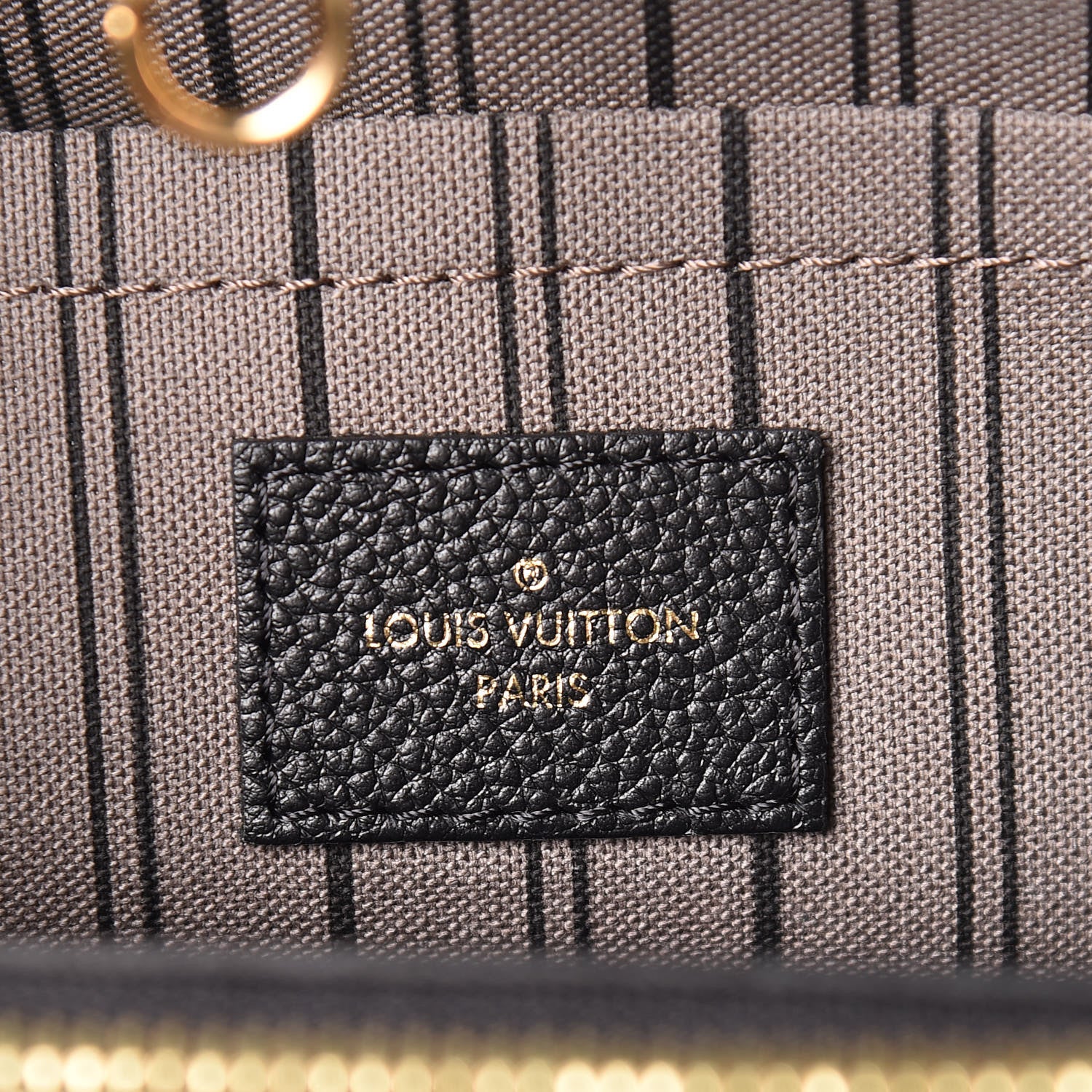 Louis Vuitton Empreinte Montaigne MM Black 6 of 10