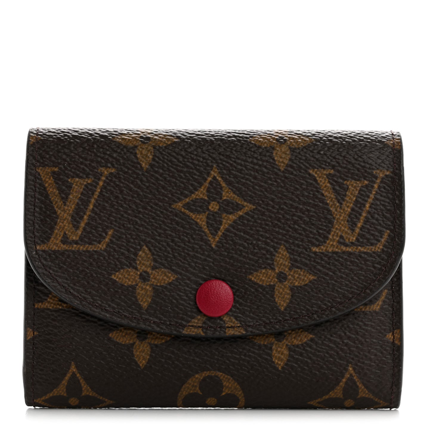 Monogram Rosalie Coin Purse Fuchsia