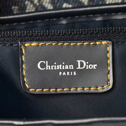 Christian Dior Monogram Saddle Bag Blue 6 of 9