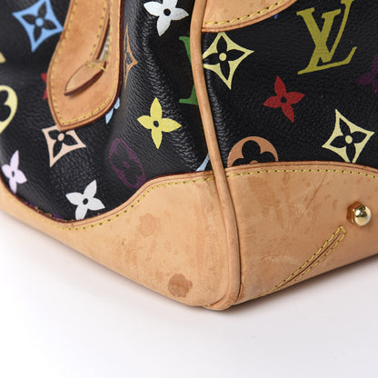 Louis Vuitton Monogram Multicolor Claudia Black 10 of 15