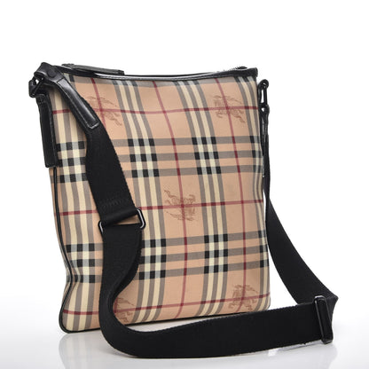 Burberry Haymarket Check Crossbody Bag Black 3 of 8