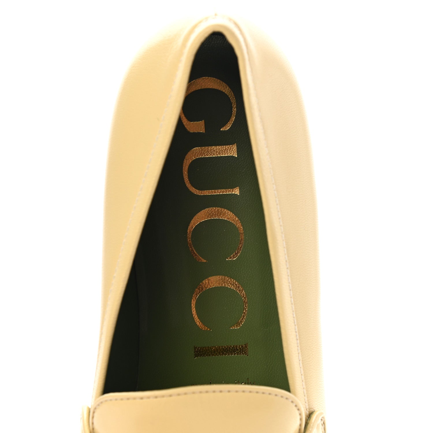 Gucci Goatskin Houdan Platform Loafers 40 Burro 6 of 9