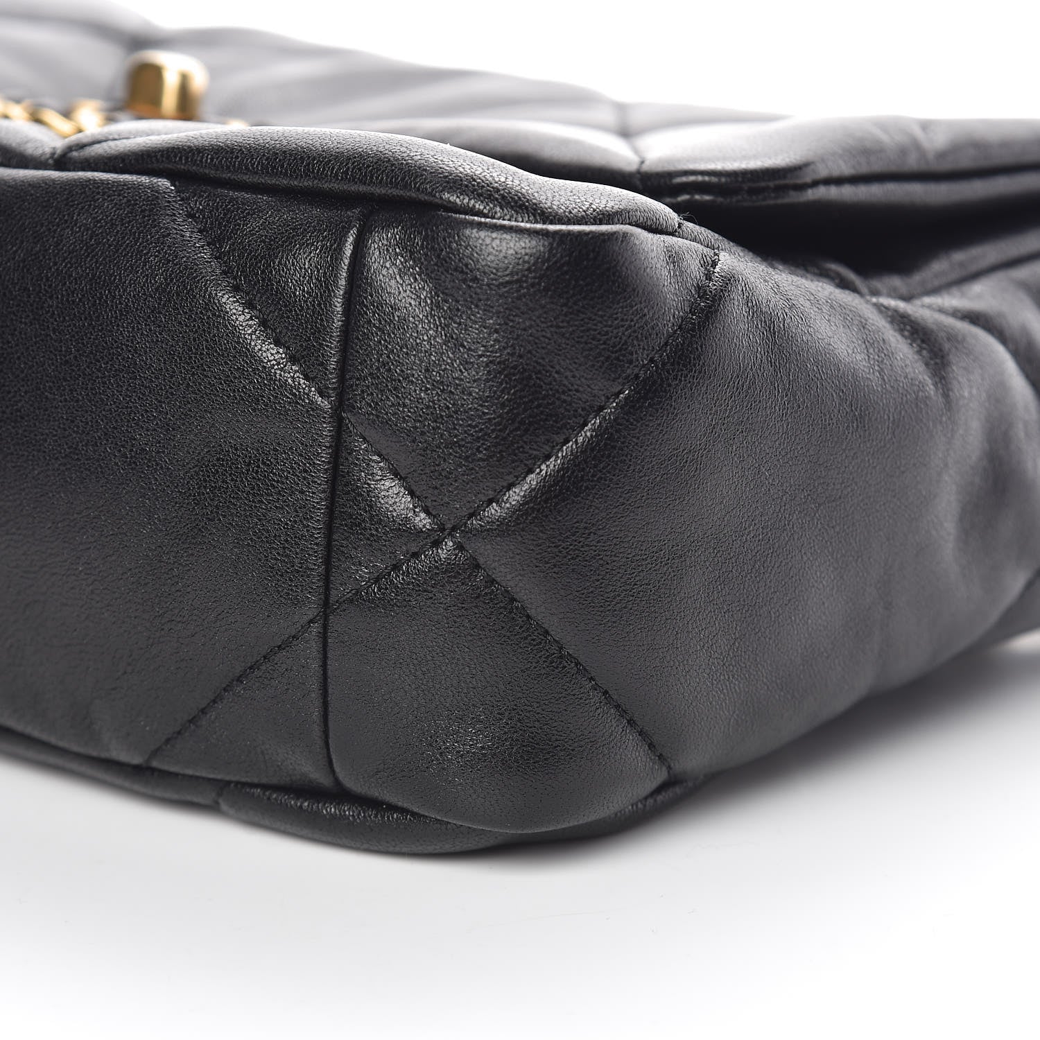 Chanel Lambskin Quilted Medium 19 Flap Black 6 of 11