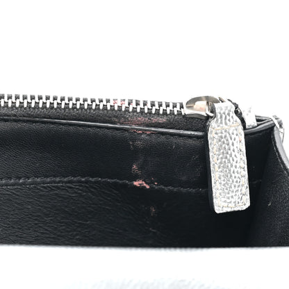 Saint Laurent Grain De Poudre Clasic Kate Monogram Tassel Chain Wallet Argento 11 of 19