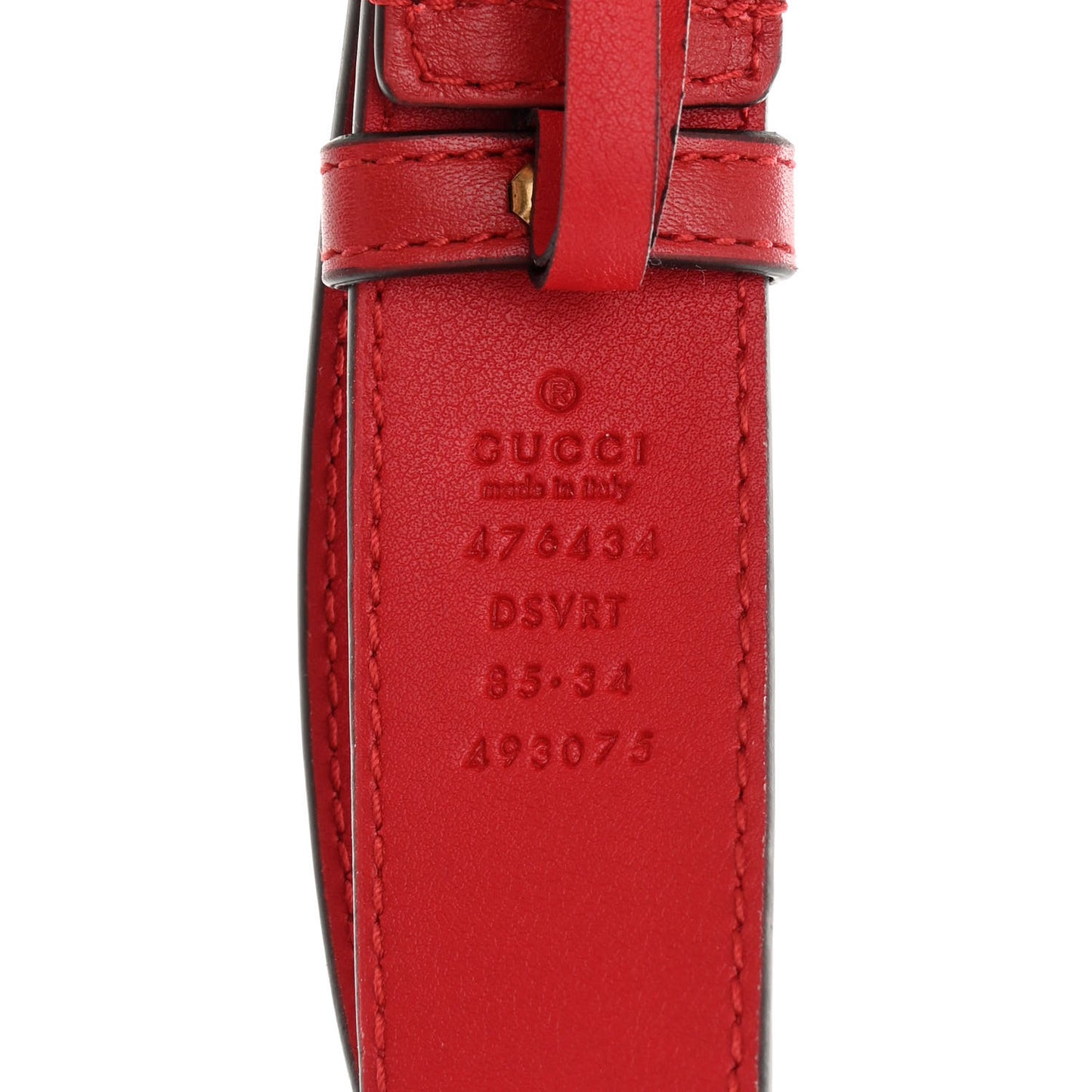 Calfskin Matelasse GG Marmont Belt Bag 85 34 Hibiscus Red