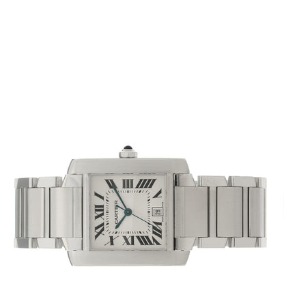 Cartier Stainless Steel 28mm Tank Francaise Automatic Watch 2 of 4