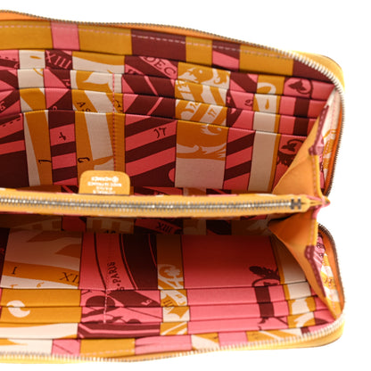 Hermes Epsom Silk'In Wallet Jaune Ambre 5 of 9