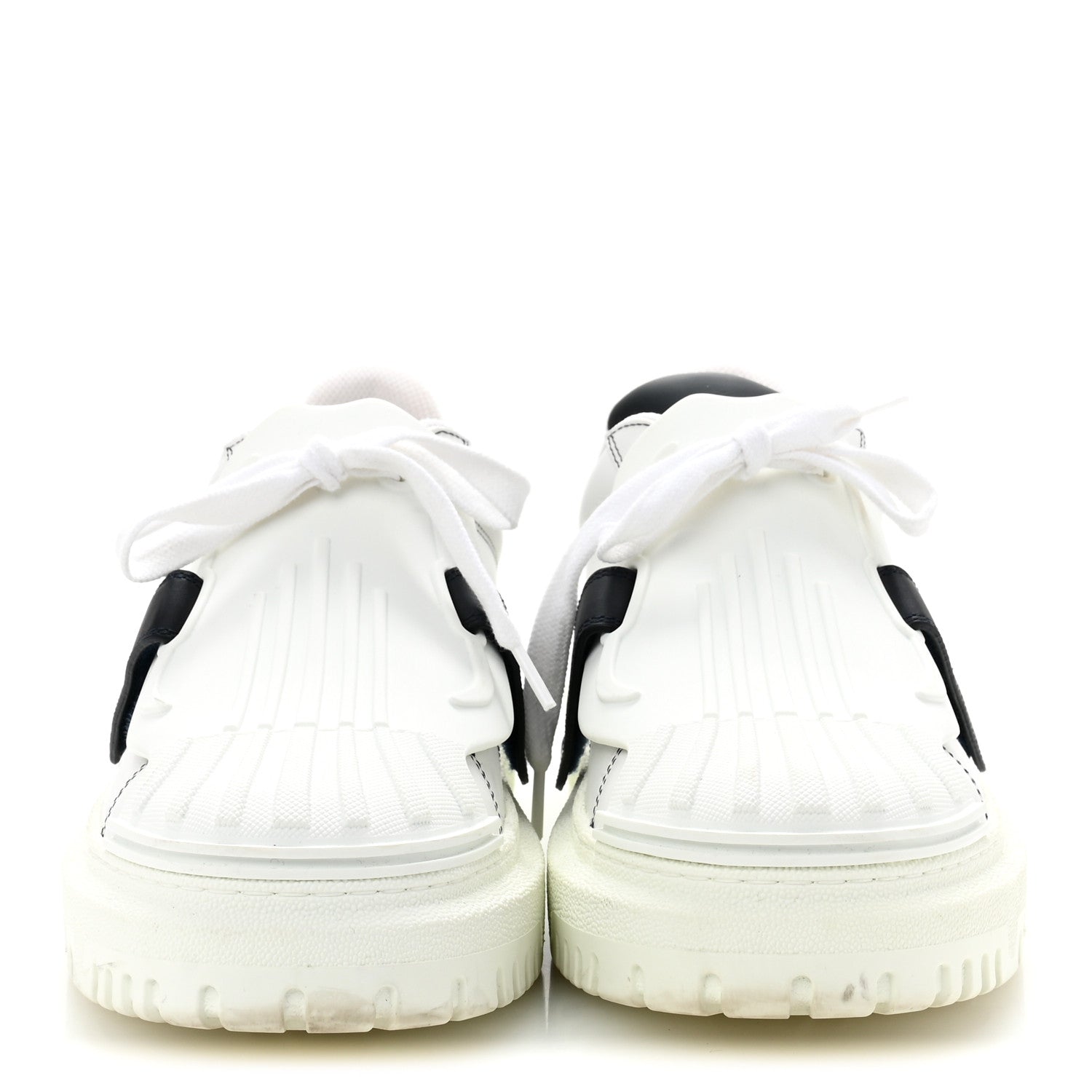 Christian Dior Calfskin Bi-Color Dior-ID Platform Sneakers 41 White Deep Blue 3 of 9
