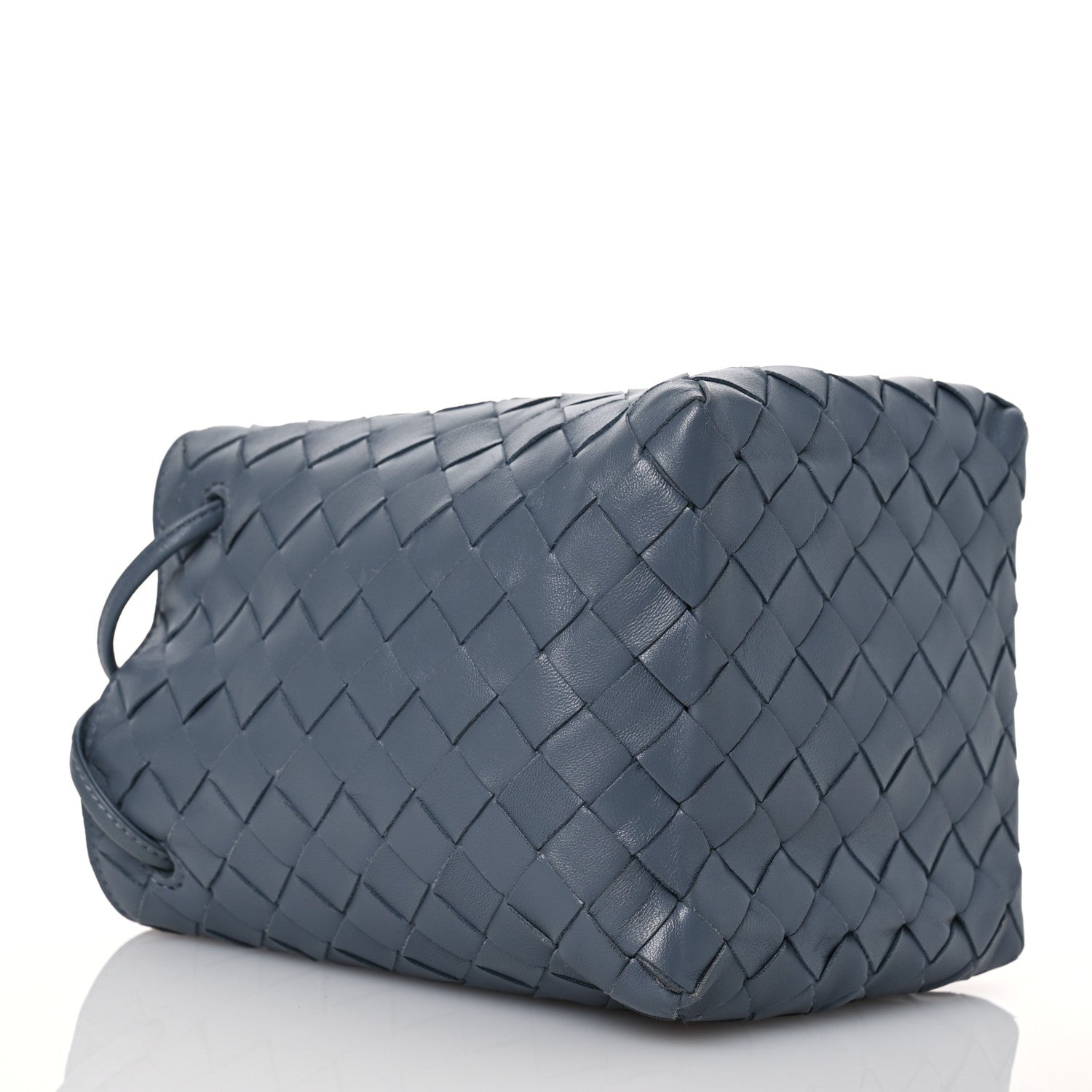 Bottega Veneta Nappa Intrecciato Small Drawstring Bucket Bag Thunder 4 of 14