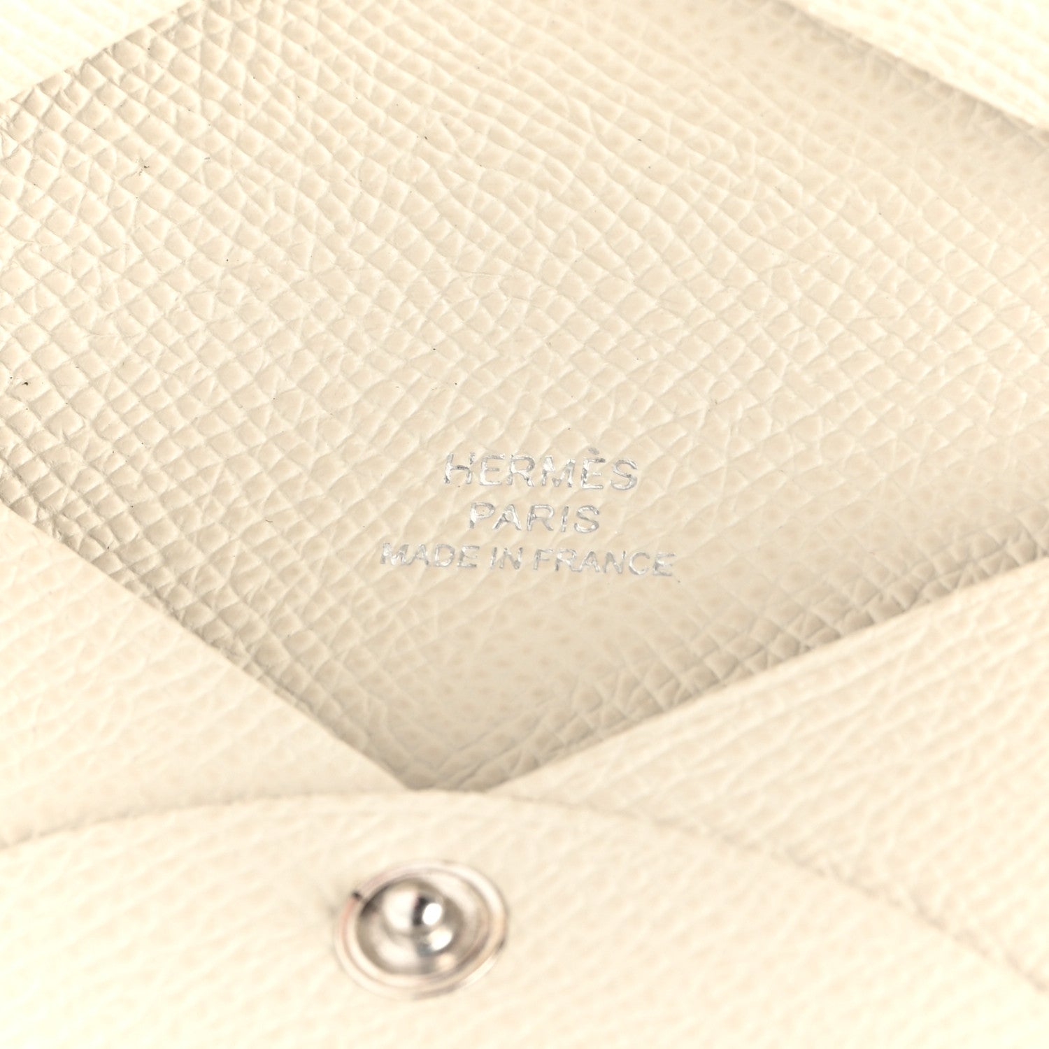 Hermes Epsom Calvi Card Case Craie 7 of 7