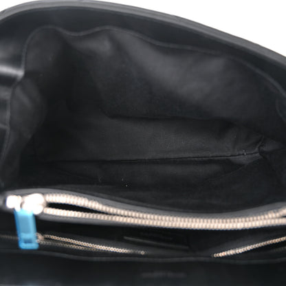 Saint Laurent Calfskin Y Quilted Monogram Medium Loulou Chain Satchel Black 5 of 10