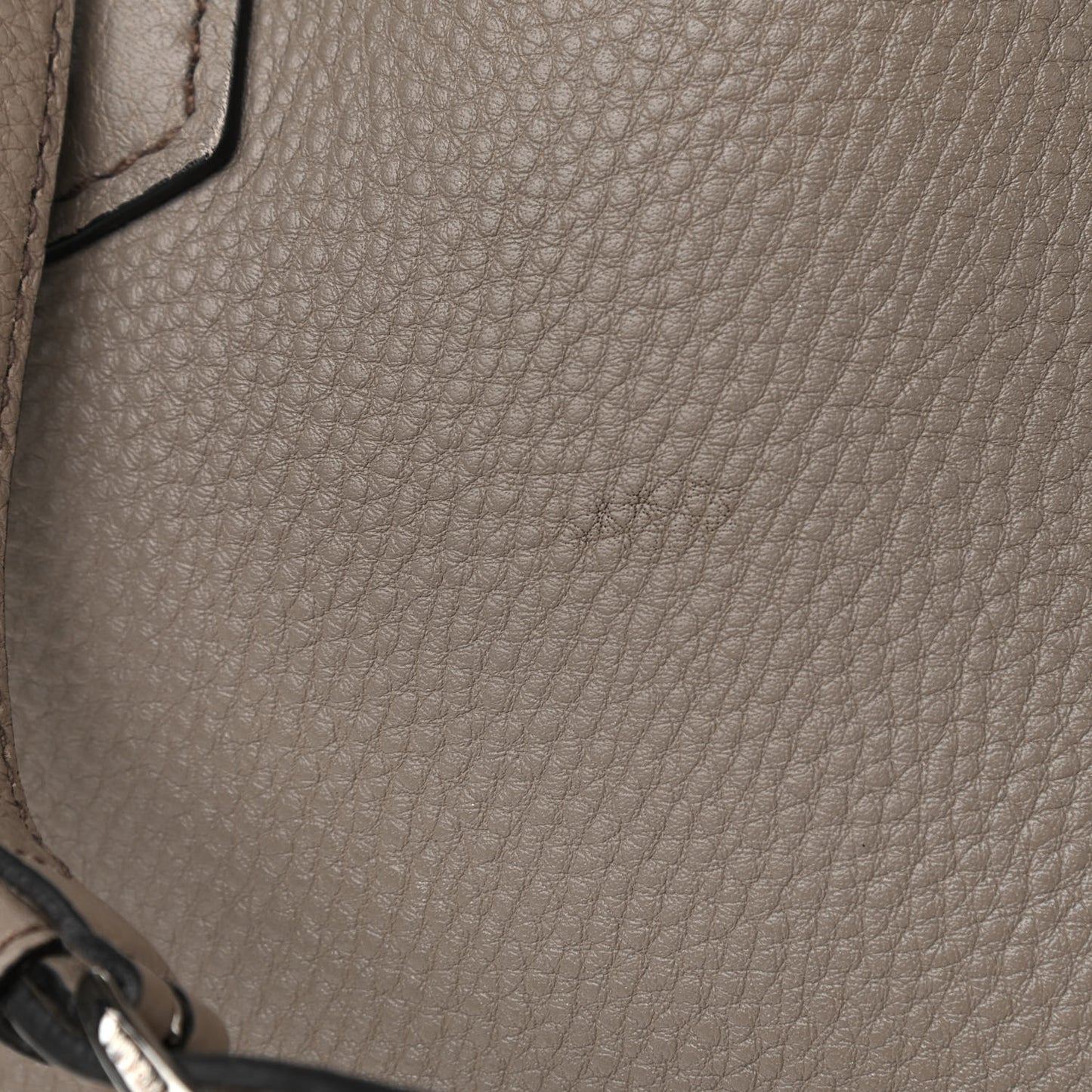 Vitello Daino Shopping Tote Argilla