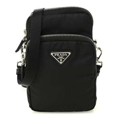 Prada Tessuto Nylon Saffiano Mens Smartphone Case Black 1 of 14