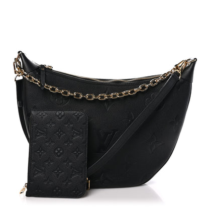 Louis Vuitton Empreinte Monogram Giant Loop Hobo Black 3 of 11